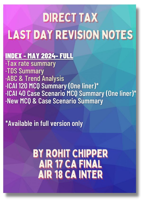 DT last day revision by Rohit chipper 