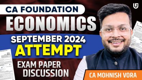 CA Foundation Sep 2024 

Economics Paper SOLUTION 
(PYQ)