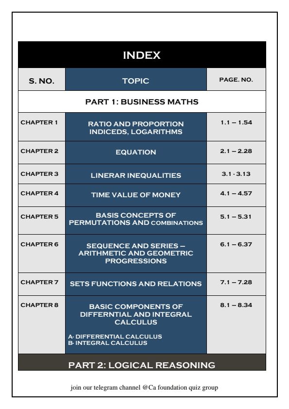 CA Foundation Business Economics E-Book