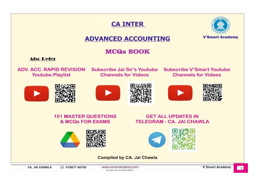 Advanced Accounting E-book (Part 2) By Nitin Goel Sir