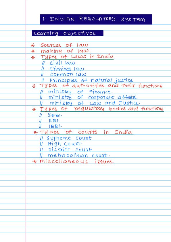 Chapter 7 Public Finance Unit 1 Handwritten Notes For Efficient Revision 