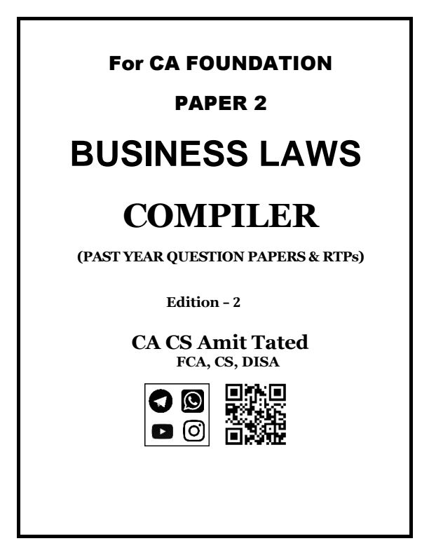 ?CA Foundation Law Sale Of Goods Act Charts by Ankita Patni 