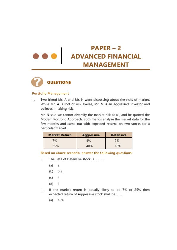 CA Final- FR Paper by ICAI