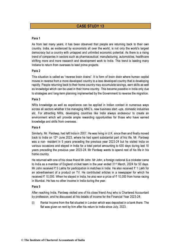 CA Final GST Differential Amendments by ICAI 