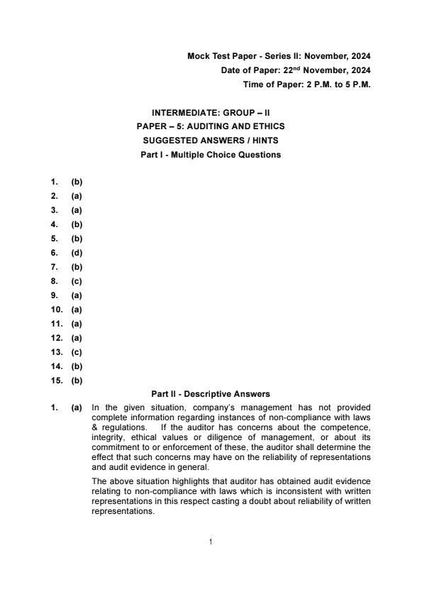 Audit in an Automated Environment Scanner Cum Notes by Masterminds