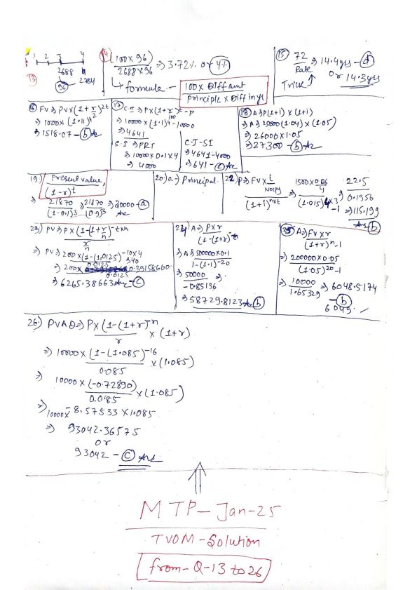 CA Foundation Maths MTP Dec 2022