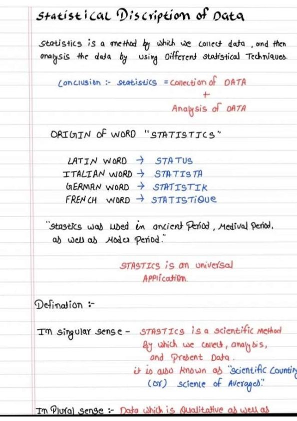 Maths notes