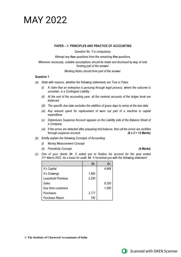 May,dec 2022 accounts pyq solution 
