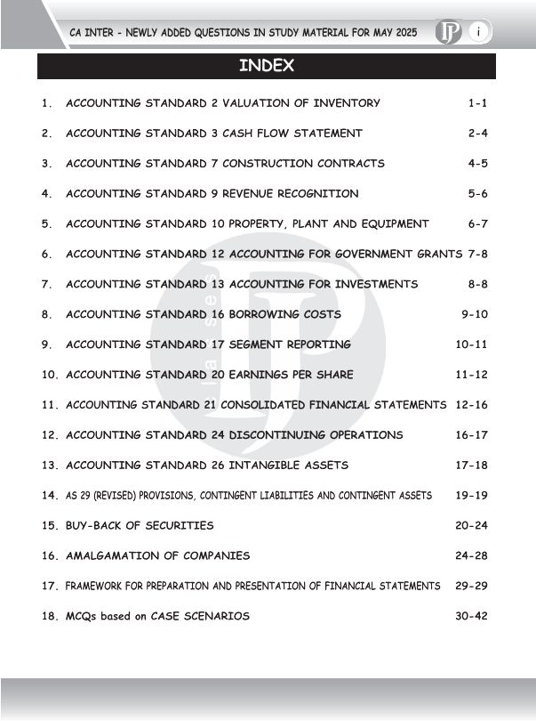 Advance accounts newly added question applicable for may 25