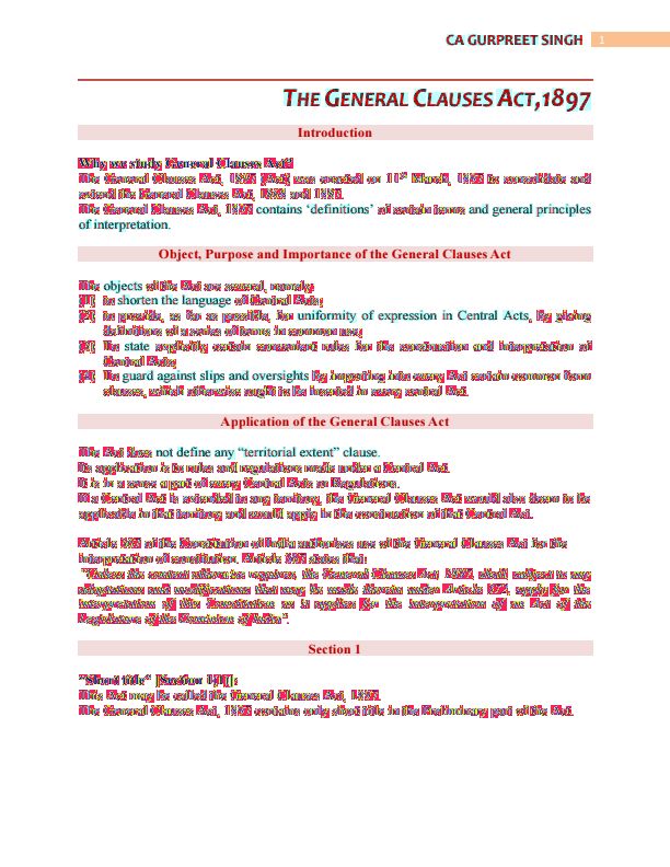 General Clauses Act, 1897 by Gurpreet Sir
