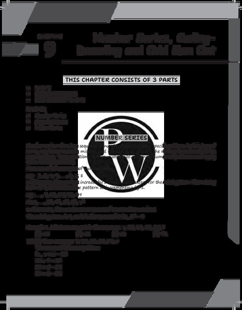 Quantitative Aptitude Chapter (9) PW Book 