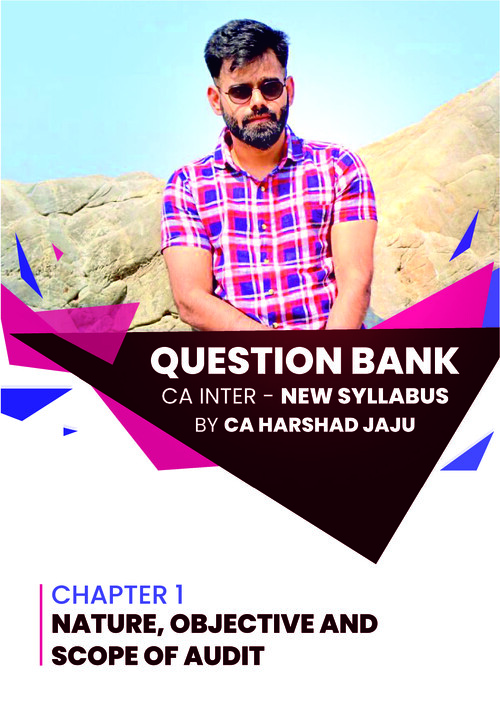 Ca inter auditing and ethics question bank by CA harshad jaju 
