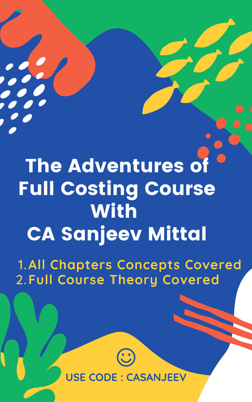 CA Inter Costing Concept & Theory Book by CA Sanjeev Mittal Sir