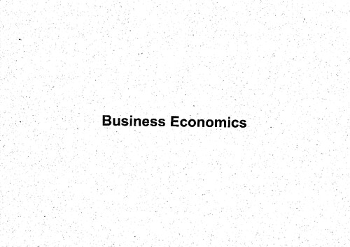 Scanner of Business Economics 