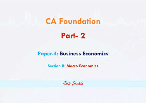 Chart Book of Business Economics Chapter (6) To (10)