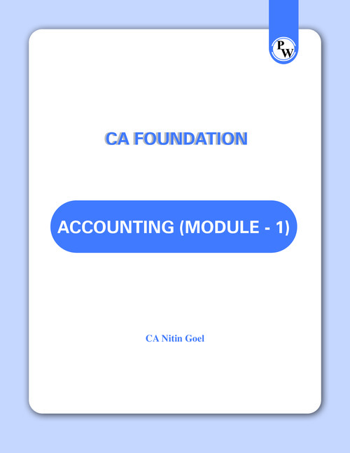 Accounting Module (1) By CA Nitin Sir PW New Book 