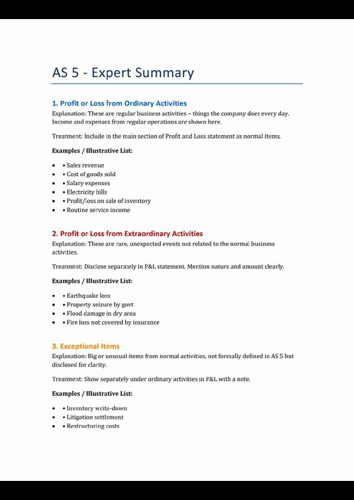 AS 5 SUMMARY NOTES 