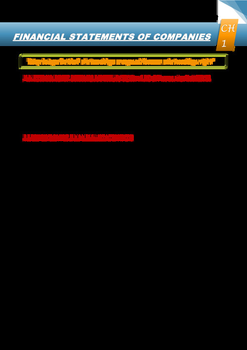 PW notes of Financial Statements of Companies 