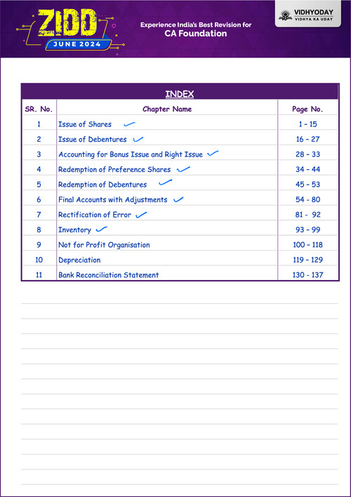 ACCOUNTING NOTES VIDHYODAY CA FOUNDATION 