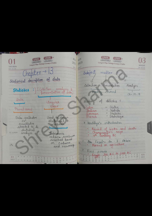 Quantitative aptitude ch 13 unit 1 handwritten notes 