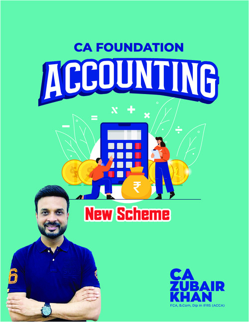 CA Foundation Accounting subject by CA Zubair Khan!
