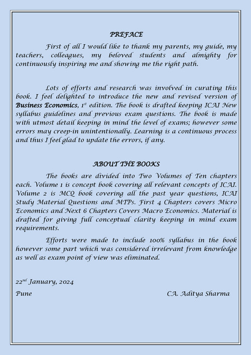 ALL CHAPTER  BUSINESS ECONOMICS MCQ