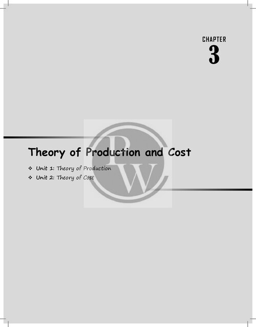 Notes on theory of production and cost by love kaushik sir