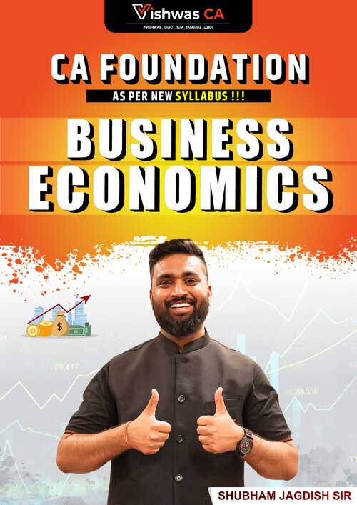 CA Foundation 
Business Economics 
MCQ compiler by - Vishwas CA✅