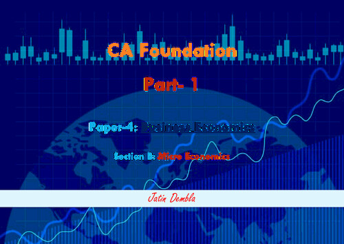 Ca Foundation 
Business Economics chart book 
CH - (1-5)✅