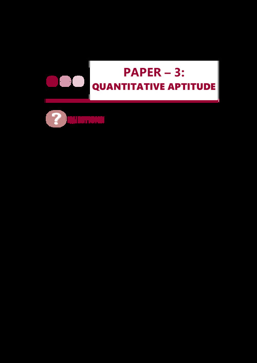 Rtps of Quantitative Aptitude for September 2025
