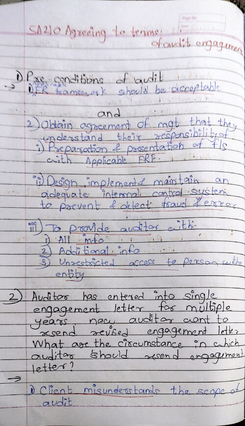 SA 210 Handwritten imp questions 