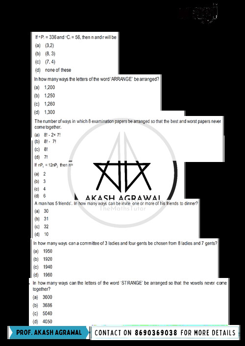 Quantitative aptitude test paper ch 5