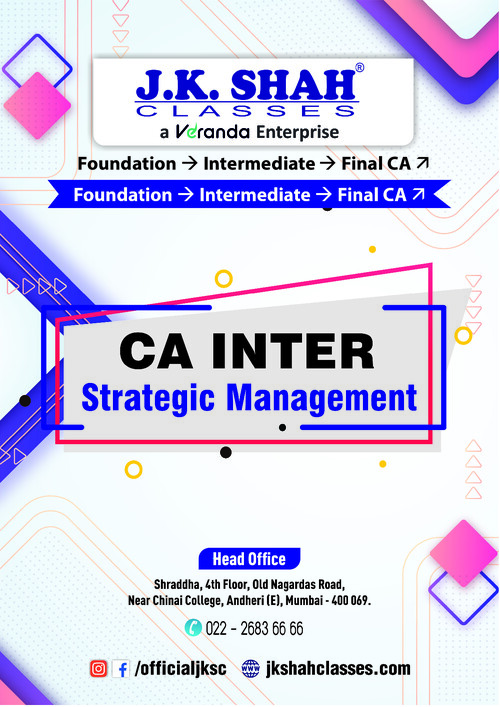 Jk saha strategic management book  ca inter
