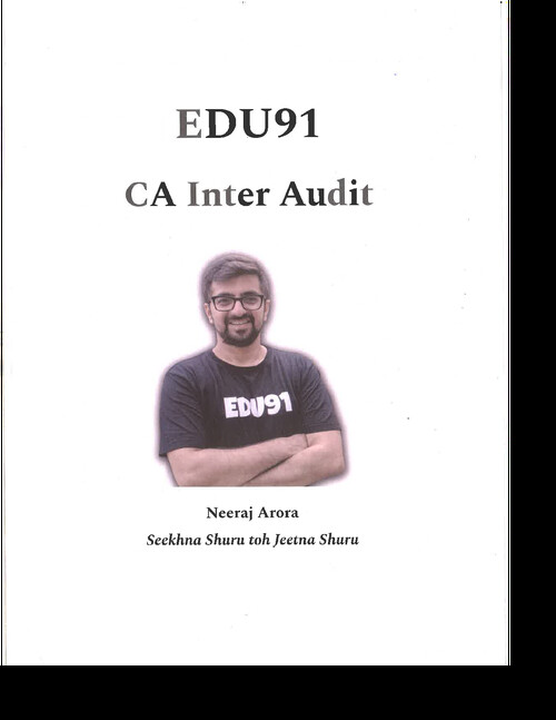 Audit book neeraj Arora sir ca inter