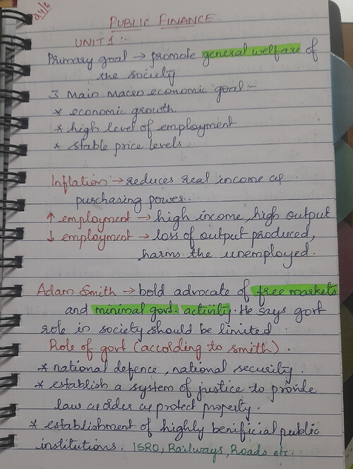 Find public finance short notes for unit 1
It is written by following love Kaushik sir