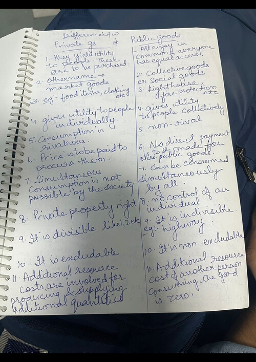 Public finance notes