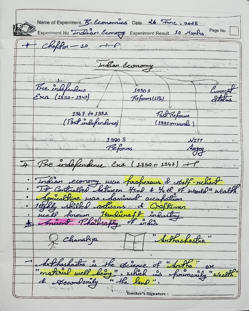 CA foundation 
Business Economic
Ch=10  Indian Economy 
CA Parag Gupta by Notes