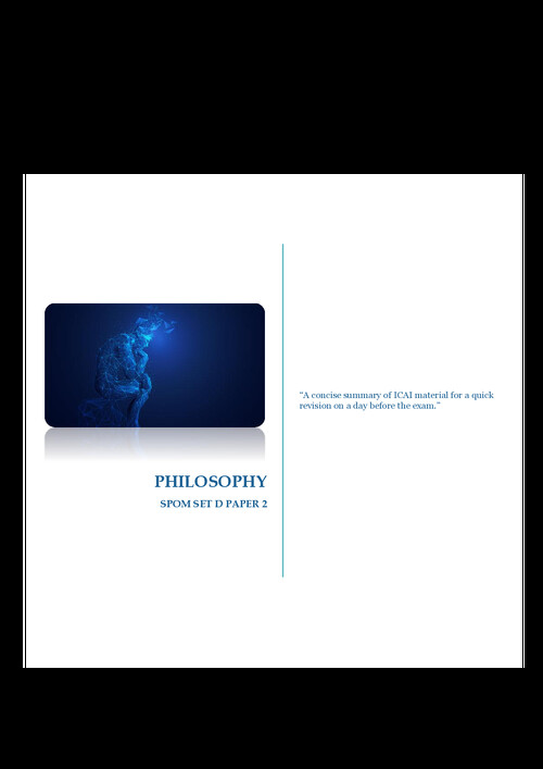 SPOM SET D PAPER 2 PHILOSOPHY 