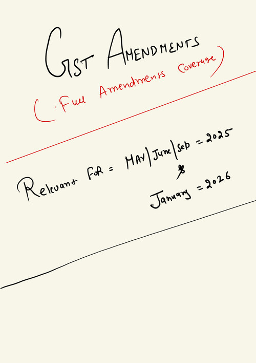 Gst amendments by vg sir