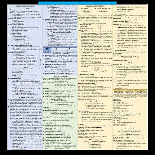 Statistics chart 