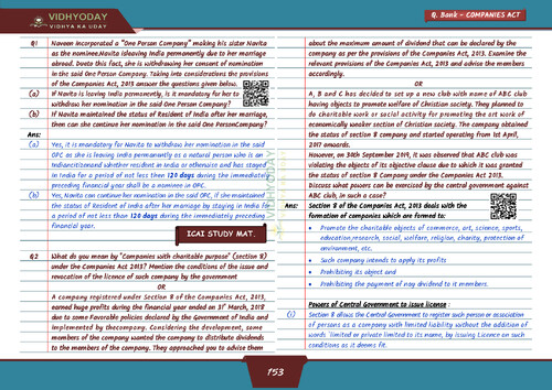 QUESTION BANK ( BUSINESS LAWS ) 

FOR PDF DM. ON TELEGRAM @CAASPIRANTS2025