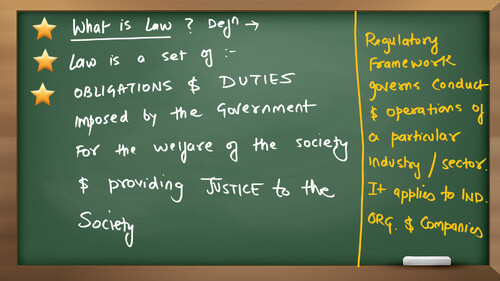 Star sheet by CJ sir of Chapter 1 Indian regulatory framework 