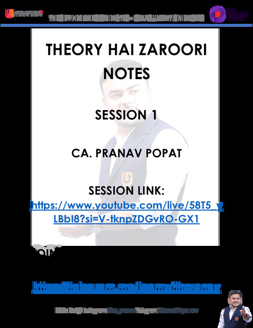 Quantitative aptitude all chapter wise Important theory for revision with all Pyq RTP or MTP covered by ca Pranav popat sir 
