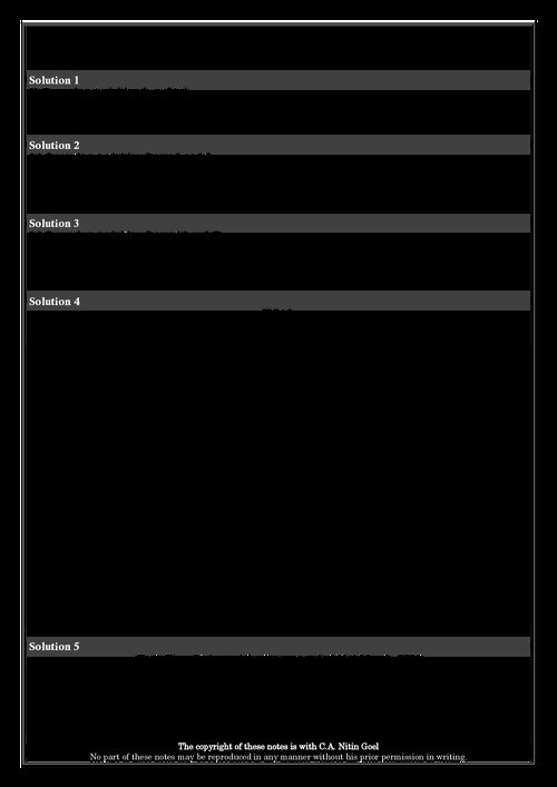 Cash flow statement practice questions of nitin goel sir.