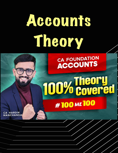 Accounts full Theory by CA Hardik manchanda Sir ✨