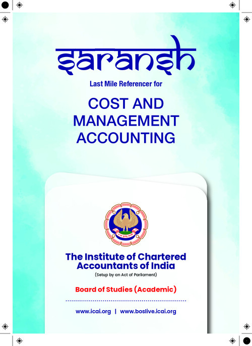 Cost and management accounting ICAI sharansh.