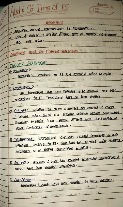 Audit chapter 10
