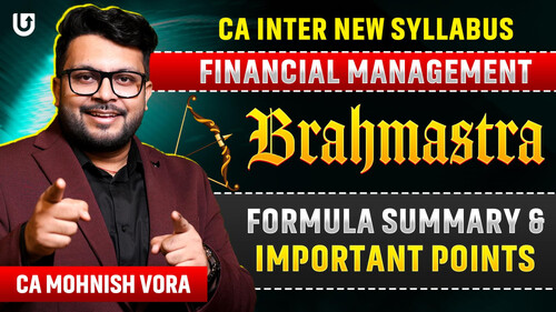 Formula Chart Book for Financial Management  by CA Mohnish Vora