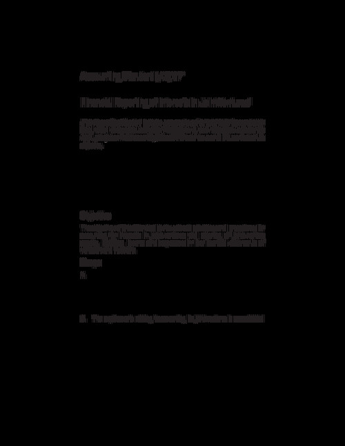 CA Inter - Advanced Accounting: AS-27 Bare Standard