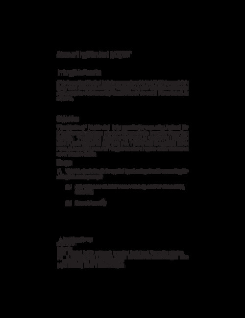 CA Inter - Advanced Accounting: AS-26 Bare Standard
